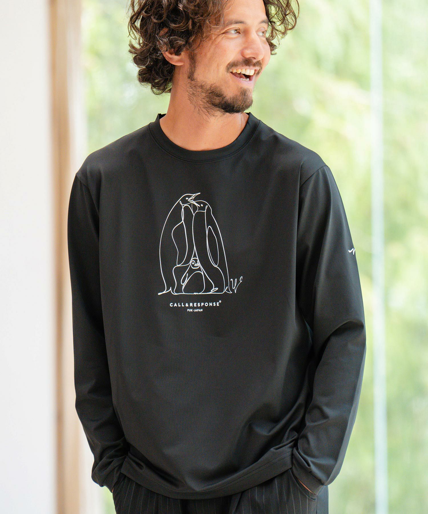 ペンギン/プリント長袖Tシャツ | CALL&RESPONSE公式通販-コールアンド  